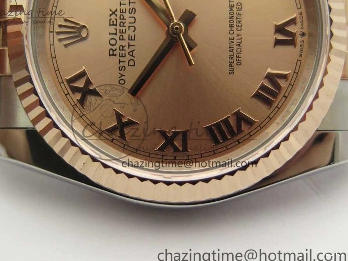 Jubilee RG Dial RG GMF SS 904 Wrapped on RG A2836 Roman Bracelet SS 36mm DateJust Wrapped 116231 0323